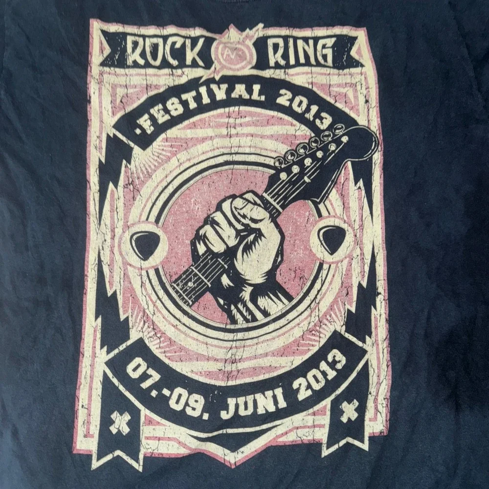 Rock‎ Ring Festival 2013 T Shirt Mens Large Band Lineup Music Event